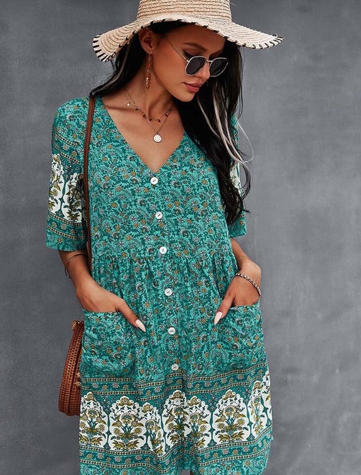 Robe Bohème Année 70