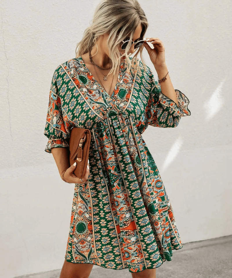 Robe Bohème Chic Courte