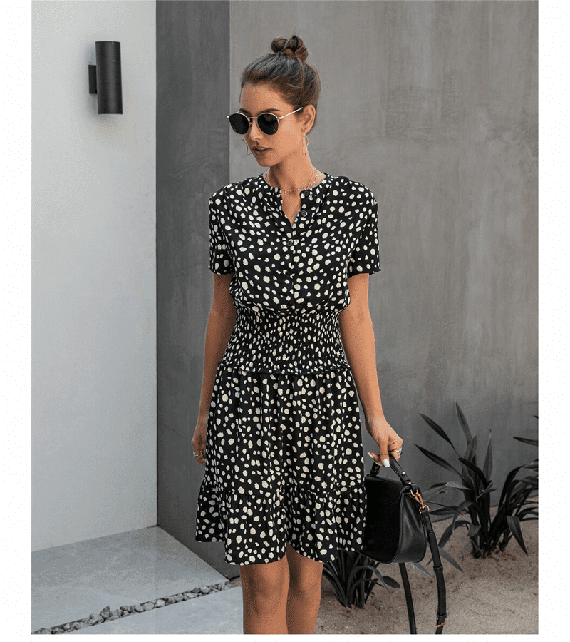 Robe Bohème Fleurie Courte