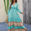 Robe Bohème Fleurie Manche Longue