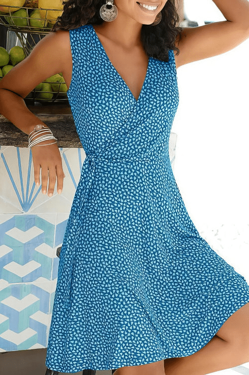 Robe Bohème Pop Col v Empire