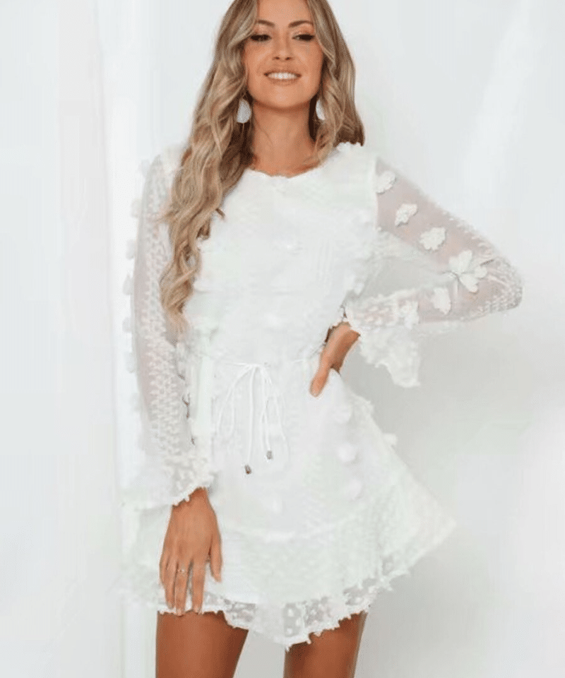 Robe Hippie Blanche Chic