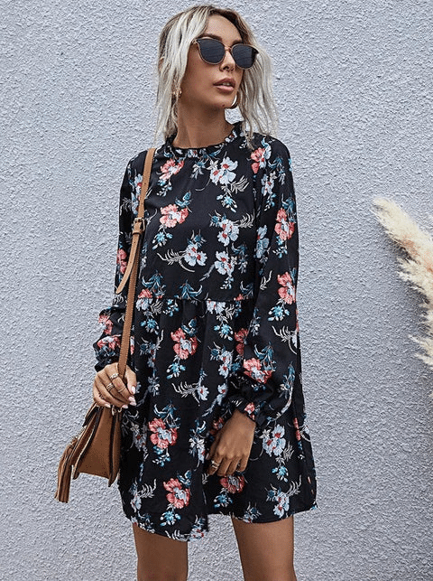 Robe Hippie Indienne Fleur De Printemps