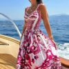 Robe Bohème Rose et Blanche