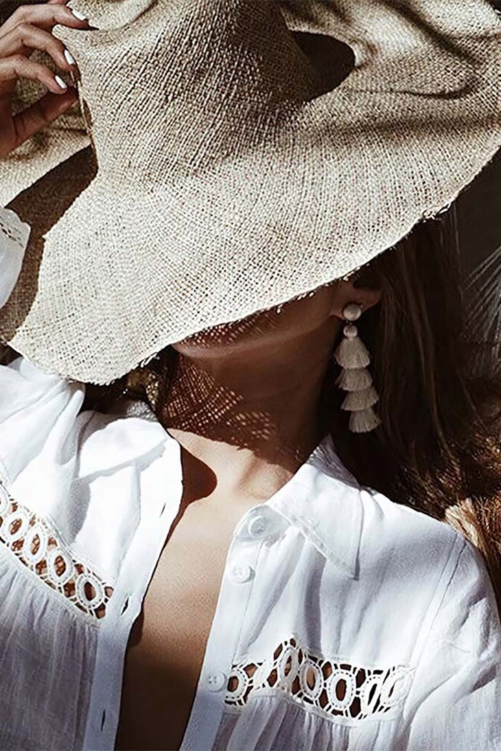 Robe Blanche Style Bohème – Image 2