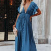 Robe Bohème Bleu Marine