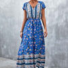 Robe Bohème Bleue Hippie