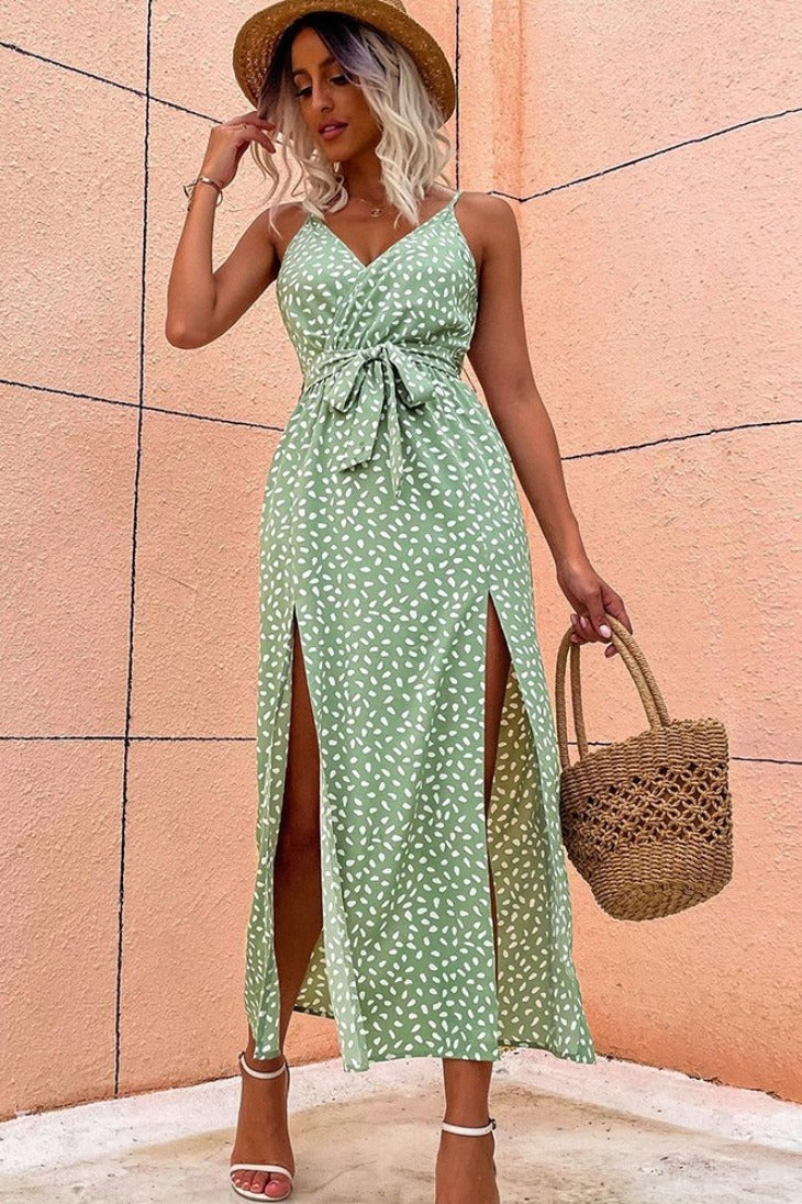 Robe Bohème Chic Fines Bretelles – Image 4