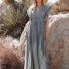 Robe Bohème Grise
