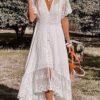 Robe de Mariée Bohème Mi Longue