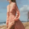 Robe Bohème Longue Hippie Chic Rose