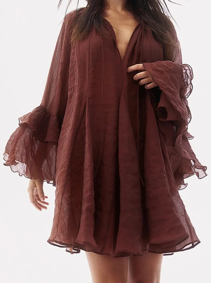 Robe Pourpre Chic