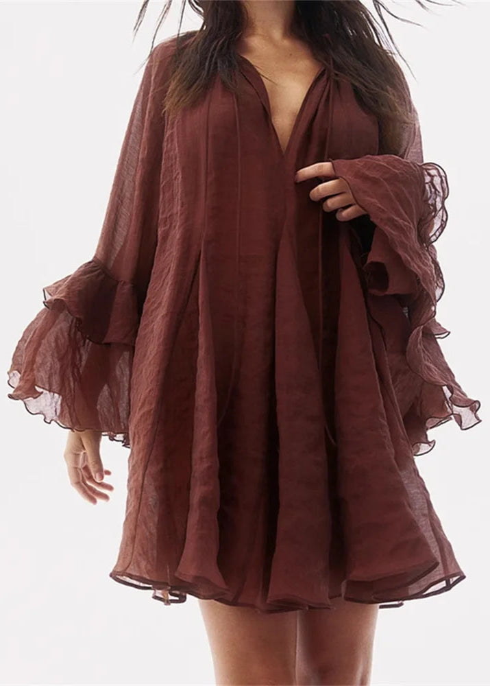 Robe Pourpre Chic