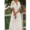 Robe Longue Blanche Hippie