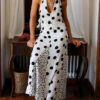 Robe a pois chic boheme