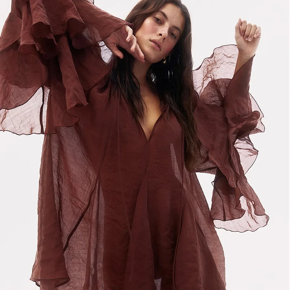 Robe Pourpre Chic – Image 2