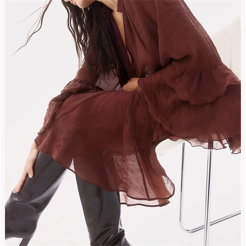 Robe Pourpre Chic – Image 3