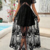 Robe femme avec dentelle