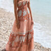 Robe Terracotta Boheme Bustier