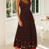 robe longue fleurie boheme