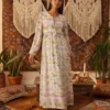 robe manche longue style boheme