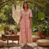 Robe fleurie longue boheme