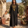 robe longue boheme noire