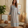 Robe bohème fleurie