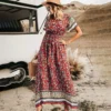 robe longue boheme hippie