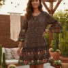 robe style boheme courte