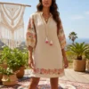 robe courte femme boheme