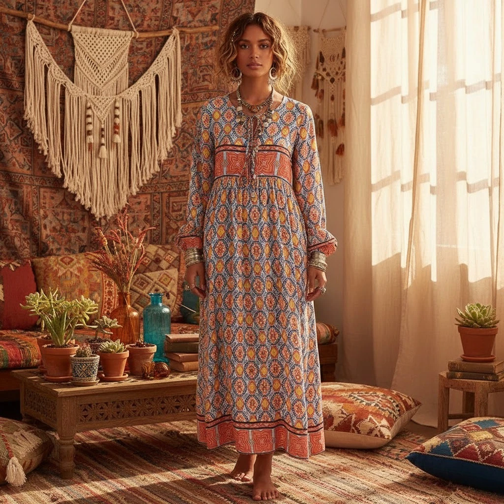 longue robe boheme