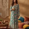 Robe fleurie boheme femme