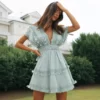 robe bleu boheme