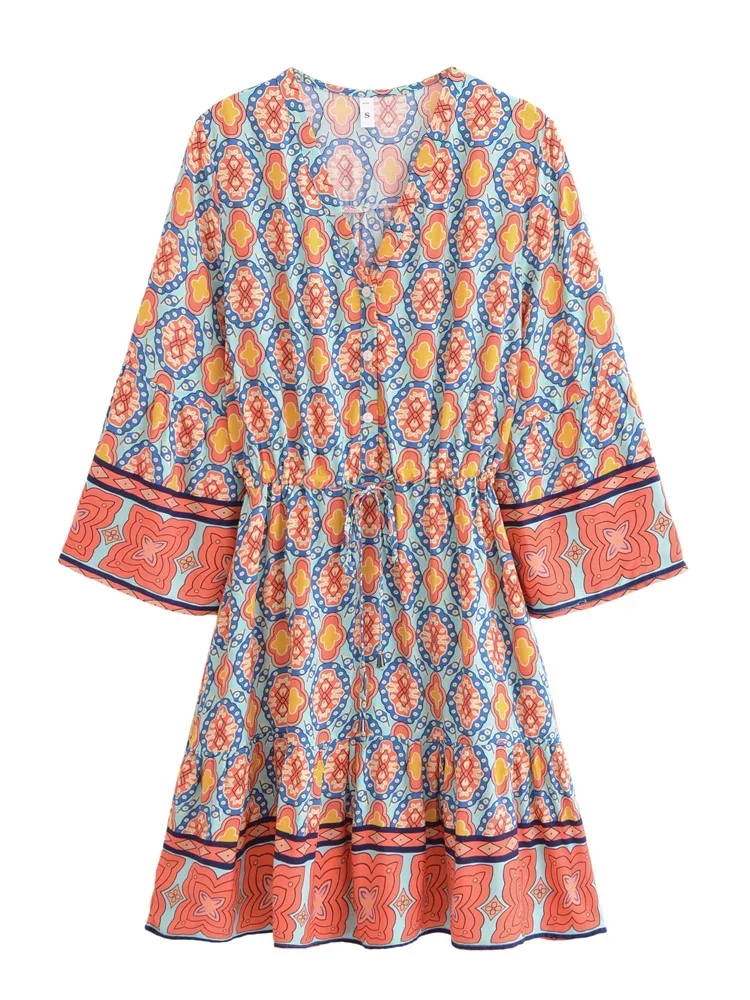 robe boheme multicolore – Image 2