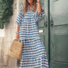 Robe Longue Bleu