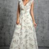 Robe Blanche Fleurie Longue