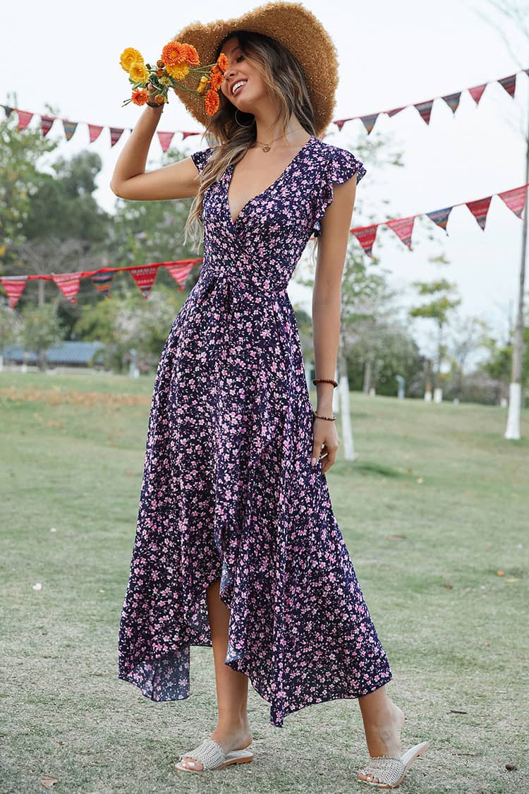 Robe De Soirée Longue Champêtre – Image 2