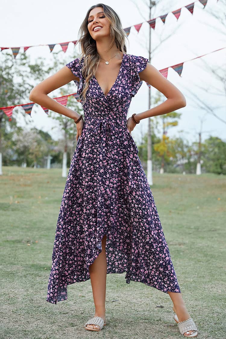 Robe De Soirée Longue Champêtre