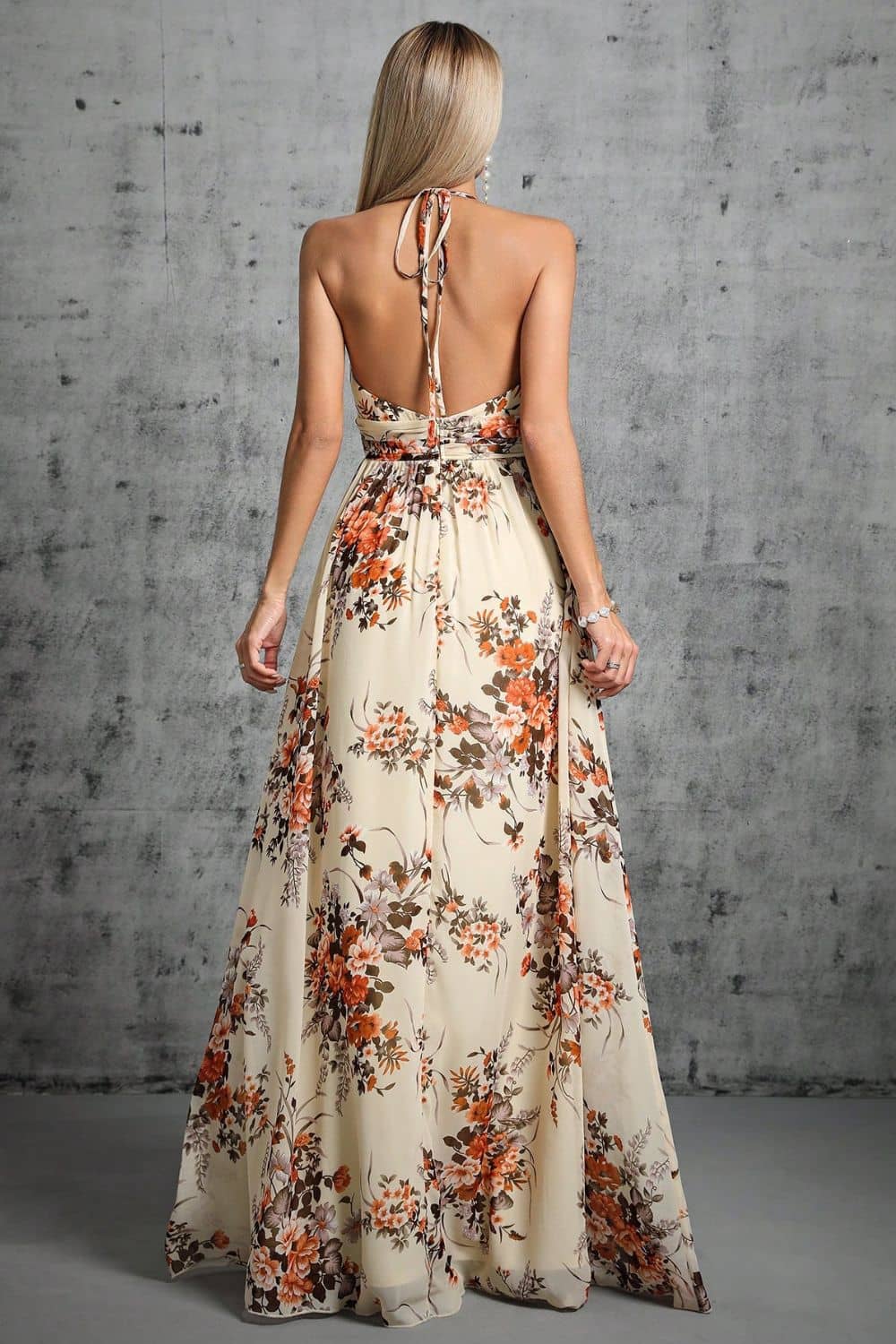 Robe Dos Nu Fleurie – Image 5
