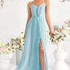 Robe Fendue Bleue