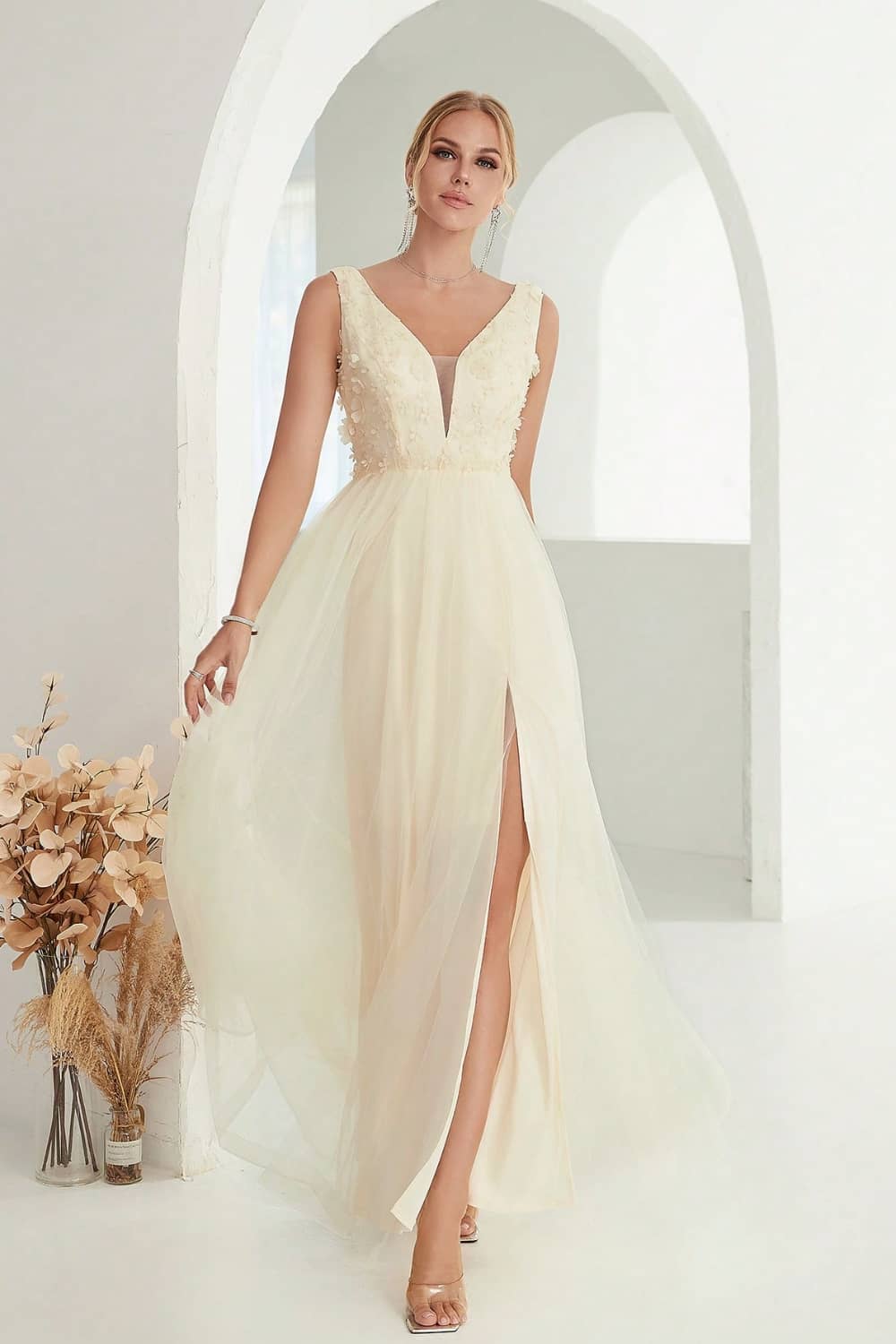 Robe Tulle Fleurie – Image 2