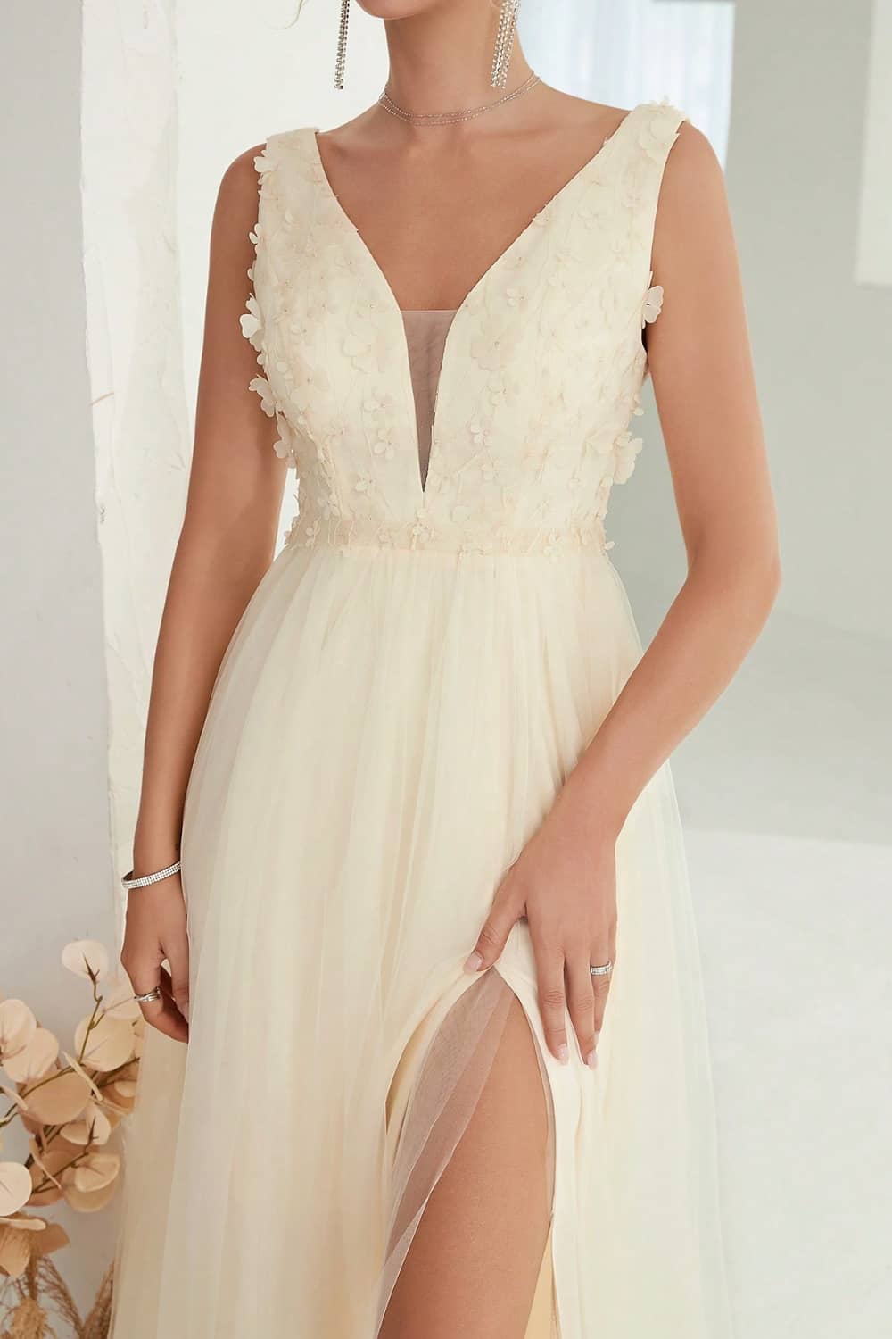 Robe Tulle Fleurie – Image 4